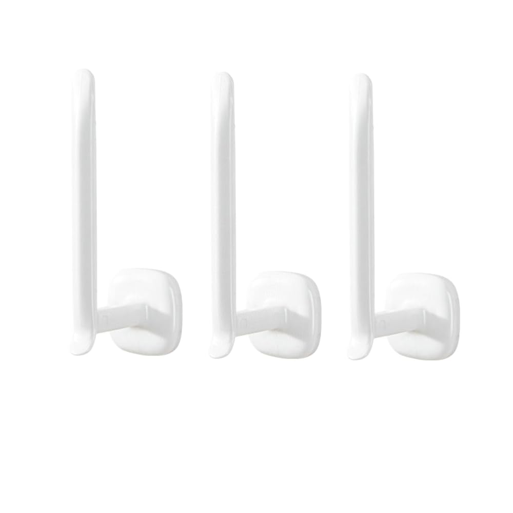zaoalife L-Type Hook,3PCS Toilet Paper Hanger,6.7IN Multi-Function Paper Hanger,Hair Tie Storage Rack,Hat Racks for Baseball Caps