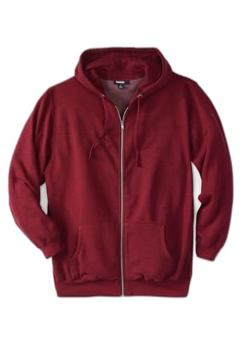 Image of KingSize Men's Big & Tall Fleece Zip-front Hoodie Jacket