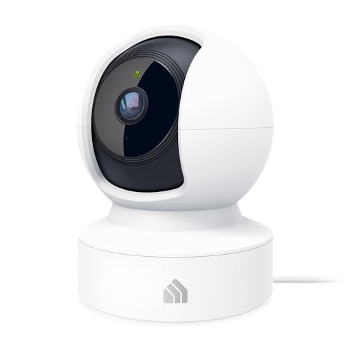 Kasa 2K+ Indoor Pan/Tilt Wired Security Camera, Baby & Pet Monitor, KC410S
