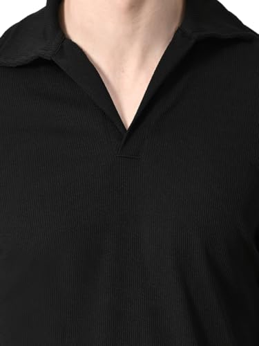 Image of Men Polo Collar Neck Full Sleeve's Tshirt