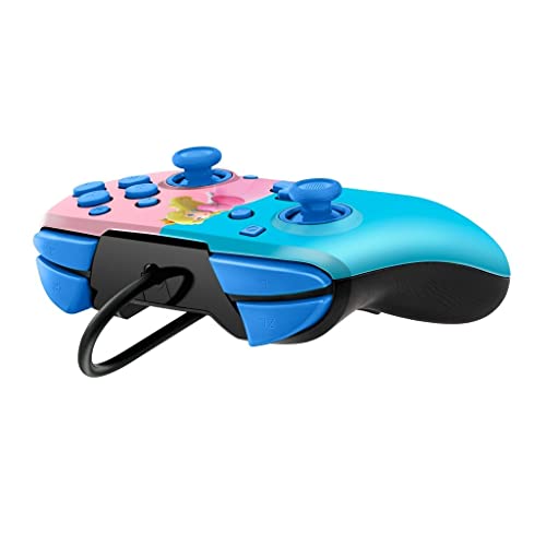 Mando Switch ergonómico Rematch Peach ideal para tardes de juego con amigos 3