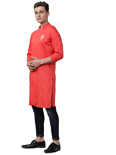 Image of The Indian Garage Co Men's Cotton Regular Fit Kurta