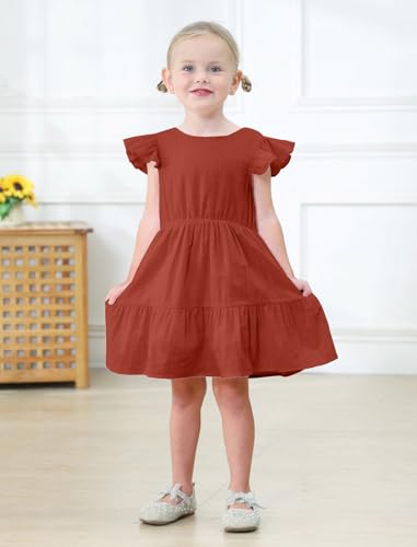 GRNSHTS Toddler Girls Dress Ruffle Sleeveless Backless Bowknot Kids Baby Casual Dresses4