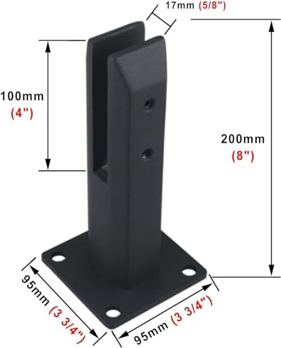 Clip para panel de vidrio DIY con acabado estructural minimalista 7