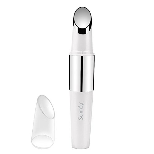 [Clearance sale] SUNMAY Facial Massager Wand, Sonic Heating Vibration Ionic Eye Massager Rollers for Skin Care Nutrition Booster