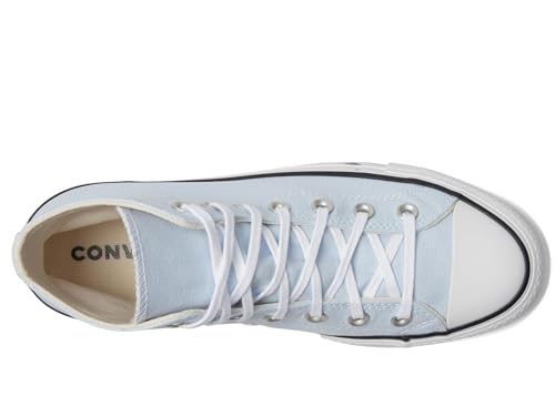 Image of Converse Womens Chuck Taylor All Star High-Top Platform Sneaker Blue Supermoon /Natural Ivory /Black 7 Medium