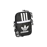 Maße: 2,5 cm x 12 cm x 17 cm adidas Festival Classic Mini Bag Tasche (one size, black/white)