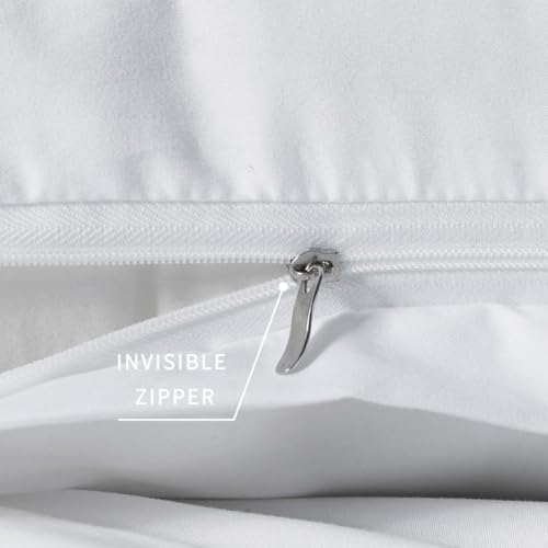 Image of Body Pillow Pillowcase with Zipper 1 piece,White,20 inchx54 inch