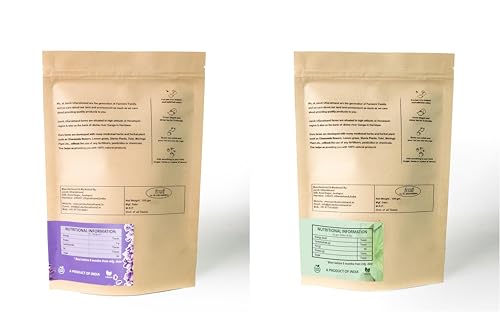 Image of Jaivik Uttarakhand - Lavender Flower Buds, Nutrient-Rich Nettle Leaves (100g each), Unique Blend Crafted Loose Leaf For Chai Lovers Across India, Combo (Pack Of 2)