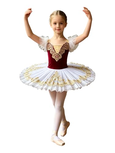 Justaucorps danse classique fille et robe de ballet rose pour gym