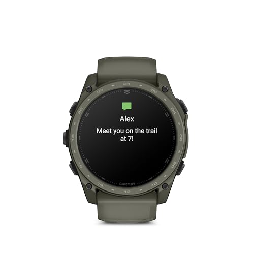 Image of Garmin tactix 8 - 51mm Cerakote, Premium Tactical GPS Smartwatch, AMOLED Display, Applied Ballistics Solver, Olive Drab Premium Cerakote Coating