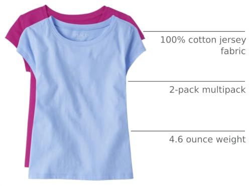 Image of The Children's Place Girls Basic Short Sleeve Layering Tee