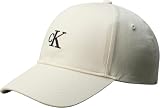 Calvin Klein Damen Monogramm Stickerei Baseball Cap LV04K5024GYAE001, Bone White, OS