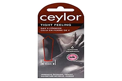 Ceylor Tight Feeling (Hotshot) 6 Kondome mit extra enger Öffnung