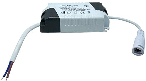 LED Driver 8w-12w Constant Current 300mA DC Connector LED Ceiling Lamp downlight transformer High Power AC 85-265V External Power Supply for recessed ceiling lights