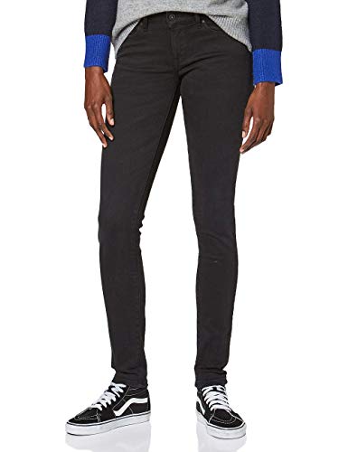 Pepe Jeans Soho Vaqueros, Negro (10Oz Washed Black S98), 24W / 32L para Mujer