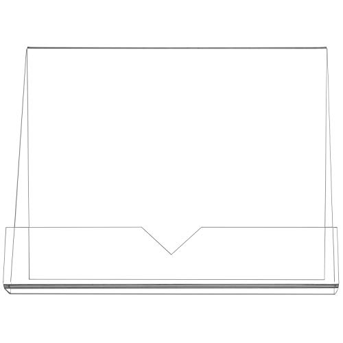 Mygift VBPA-LM6UY-B7-358 Modern 4 Mm Premium Clear Acrylic Cookbook Holder, Recipe Book Stand thumb #6