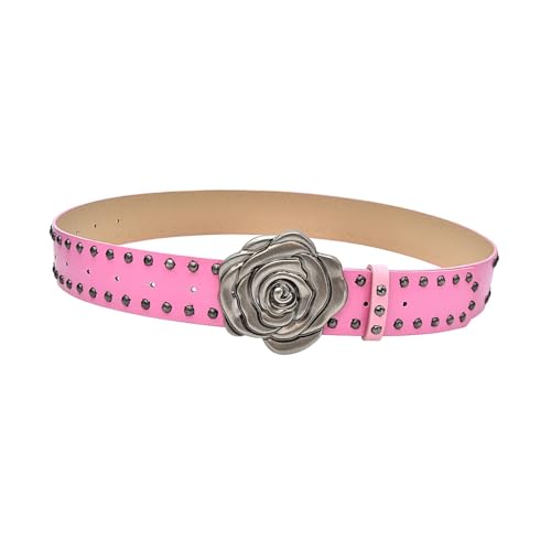 Women Leather Belt Versatile Adjustable for Casual Dress Pants Trousers