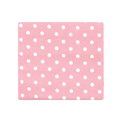 Image of Hudson Baby Unisex Baby Cotton Flannel Receiving Blankets Bundle, Pink Tulips, One Size