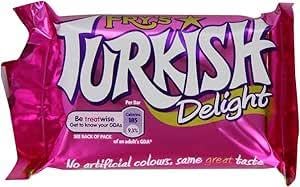 Turkish Delight Gift Box – 12 Bars (51g Each) | Classic Rose-Flavored Delight | Luxurious Treat | Ready to Gift | Nostalgic Flavor