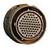 SOURIAU D38999/26WE35SA CIRCULAR CONNECTOR PLUG SIZE 17, 55POS, CABLE