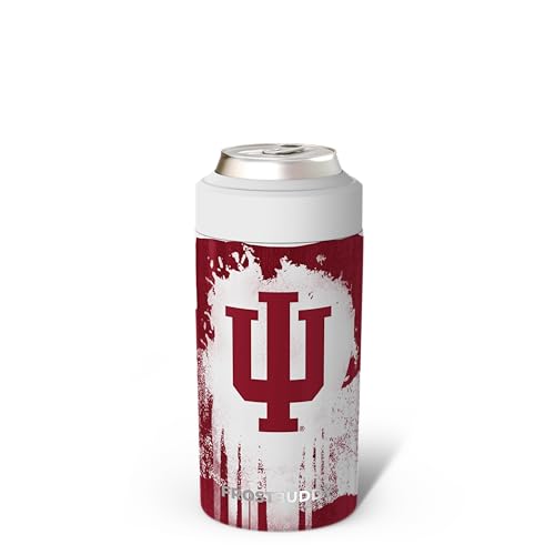Image of Frost Buddy Universal Can Cooler (Indiana Hoosiers | Drip) | 20x colder, cold up to 24 hrs | Sleek, lightweight design | Premium build quality | Coffee-mug ready with add-on lid