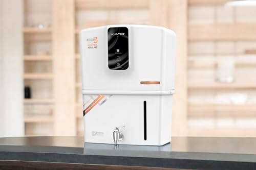 Image of Aqua Moor RO+Copper+Zinc+Alkaline Water Purifier | Digital Display | 12 Ltr Storage Tank | Copper Zinc Alkaline Technology