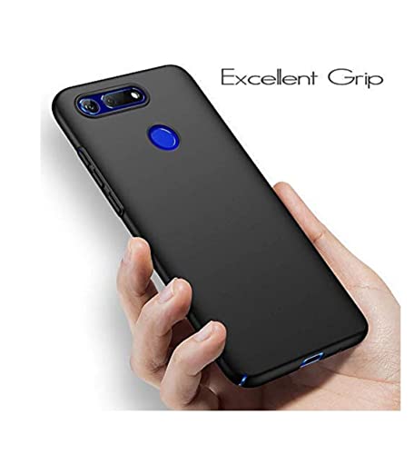Image of Mobile Back Cover Case for Honor View 20 (Silicone Case|CameraProtection|Black SC1510)