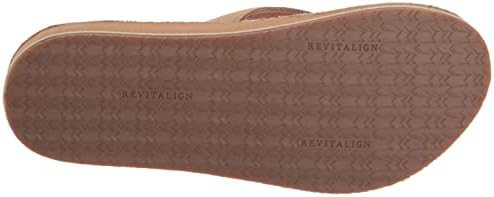REVITALIGN Women's Seaside Orthotic Flip Flop Almond 8 Medium | Image 3