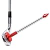 THE GOLFER STORE Golf Alignment Rods, Golf Club Alignment Stick Corrector Magnetic Golf Swing Trainer Aid Help Visualize and Align Your Golf Shot Length Adjustments
