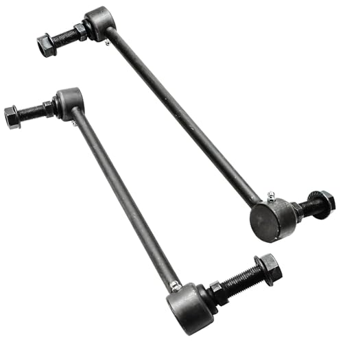 Image of Detroit Axle - 12pc Front Struts Control Arms Kit for 2013-2015 Ford Flex, 2013-2016 Lincoln MKT, 2 Struts w /Coil Springs 2 Lower Control Arms w /Ball Joints 2 Sway Bars 4 Tie Rods Boots Replacement