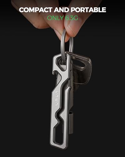 Image of Grade 5 Titanium Anti-Lost Pocket Key Clip for Pants Bags | Light Grade 5 titanium, Anti-deformation, Rust & corrosion resistant, Slim compact, No bulge