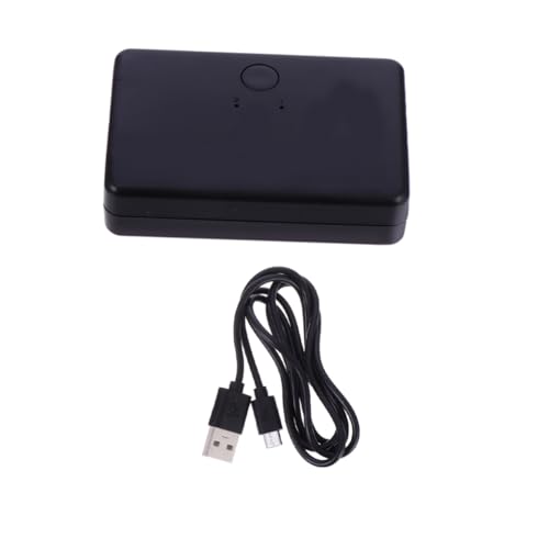 HOMSFOU 2 Piezas 2 conmutador de Red unión motorizado WiFi Centro enchufar Puerto Salida Splitter ethernet Divisor ethernet Divisor de Internet concentrador de Cable de extensión AbS Black