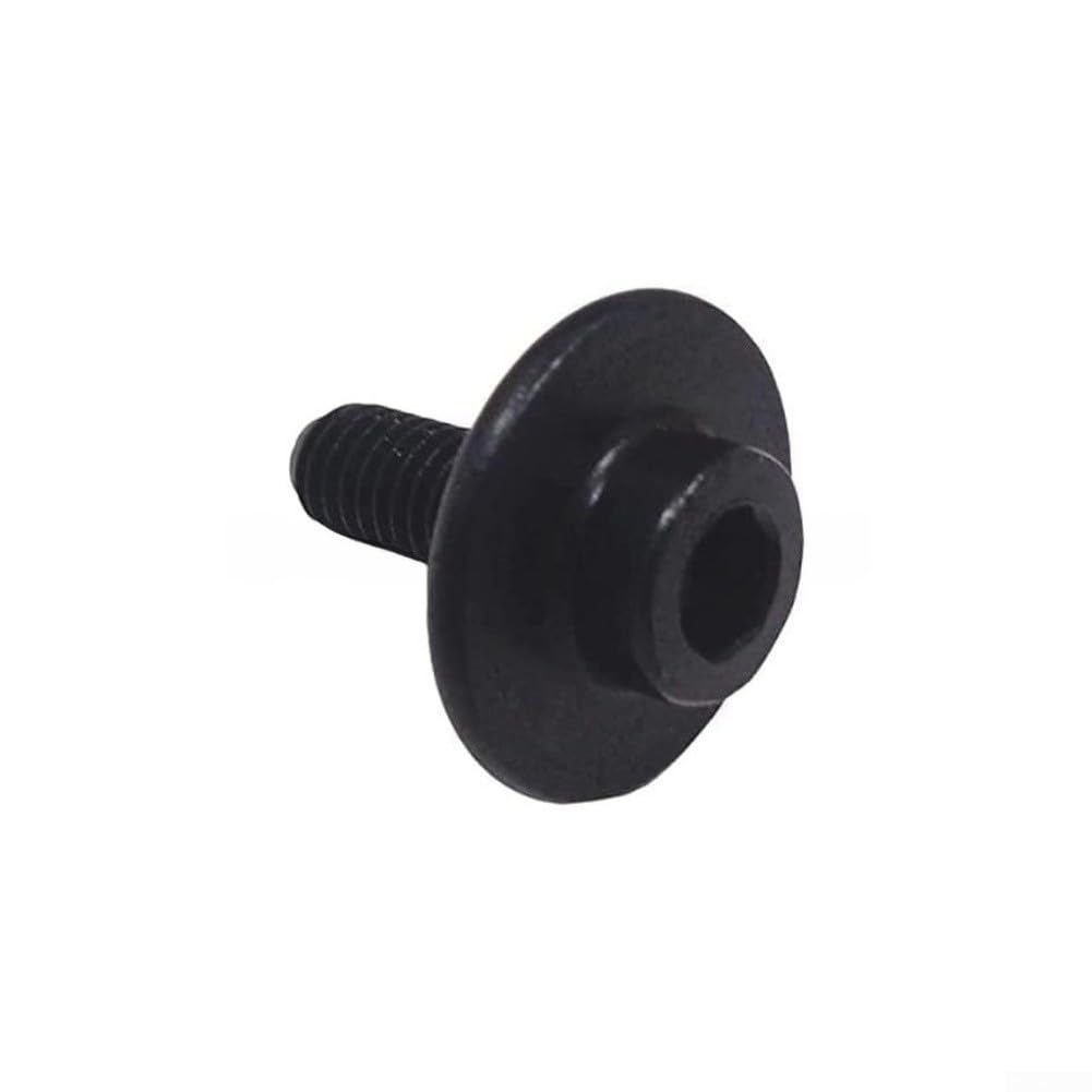 Paquete de 9 pernos de tornillo de acero para sierra ingletadora BLS713 LS0714 DLS714, cierre negro para reparación de herramientas eléctricas y montaje estable