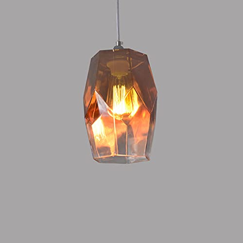 Chandelier en verre au design nordique minimaliste et épuré