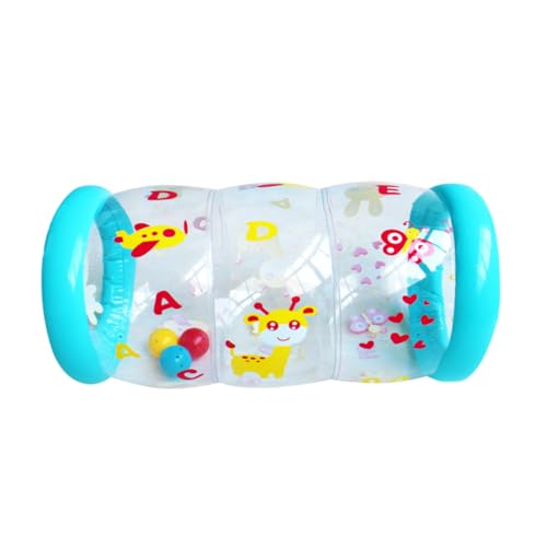 SUPVOX 2 Piezas Rodillo para hinchables Infantiles Pelota pequeño Juguetes inflables Juguetes Juguete de Rodillo Inflable Colorido Juguete para Gatear de polivinilo
