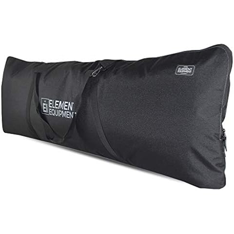 Element Equipment Padded Snowboard Bag Travel Snowboard Bag Black/Grey Cover
