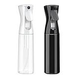 Continuous Spray Bottle - 10oz /300ml Mister Spray Bottle for Hair, Leak-proof Pressurized 360° All Angle Ultra Fine Mist Spray Bottle, Misting Spray Bottle, Empty Water Spray Bottles for Hair Plants