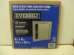 Everbuilt Puerta de panel de acceso de metal con marco, 8 x 8 pulgadas, se vende por unidad