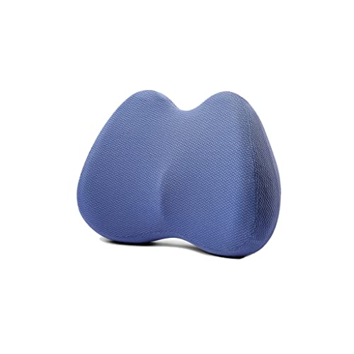 Coussin de dos lombaire ergonomique pour oreiller lombaire de chaise de bureau sédentaire bleu