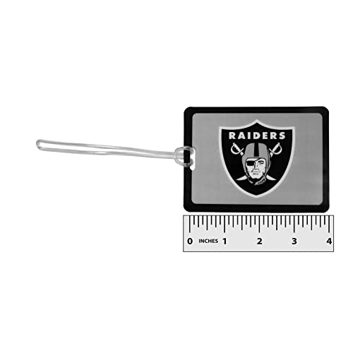 Siskiyou Sports Oakland Raiders Gepäckanhänger, Vinyl, 2 Stück, Schwarz, Einheitsgröße