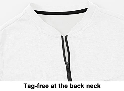 BGOWATU Women's Golf Polo Shirts Sleeveless Zip Up Collarless UPF 50+ Tennis T-Shirt Lightweight Quick Dry4