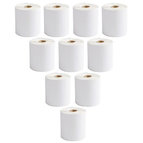 Image of 4x6 Direct Thermal Shipping Labels, 250 Per Roll, Mailing Thermal Blank Shipping Labels for Zebra 2844 Zp-450 Zp-500 Zp-505 (10 Rolls)