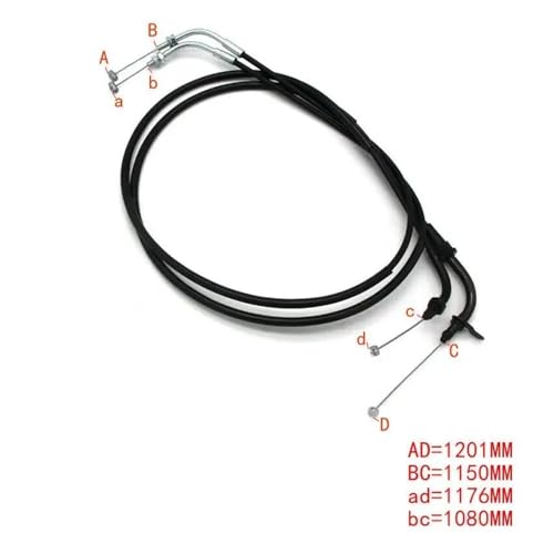 Câble d'accélérateur en acier robuste pour Yamaha XVS1100 Custom - 3