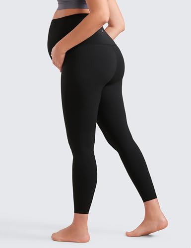 CRZ YOGA Buttery Soft Work Out Activewear Yoga Pregnancy Pants Over The Belly 25" - Maternity Leggings