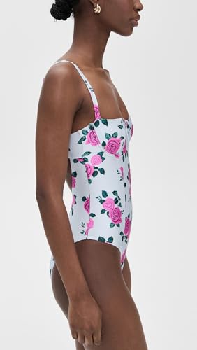 Good American Women's Satin Square Neck Swimsuit4