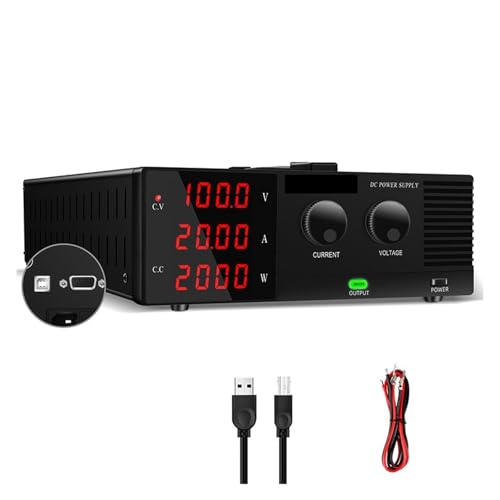 Porta RS232 Laboratorio digitale Alimentatore switching DC regolabile 30V 150V 10A 100V 20A 60V 30A 100A 200V 300V 5A Software per PC Alta stabilitàR-SPS10020-232