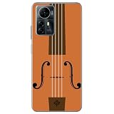 ms móvil shop Movilshop Custodia per ZTE Blade V41 Smart Music [Violino] Custodia in Silicone Flessibile Trasparente Gel Cover per Smartphone.