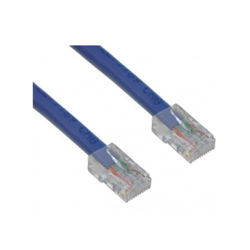 Offex Cat 5e Blue Ethernet Patch Cable, Bootless, 10 Foot