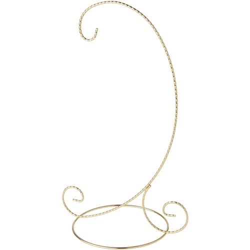 Bard's Twisted Gold-toned Ornament Stand, Large, 12.25